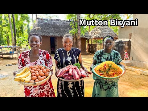 INSANE Mutton & Biryani Feast 😱🍖Cooked the African Village Way! Pure Family Joy & Peaceful Living 🌿🏡