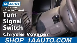 How to Replace Combination Switch 01-03 Chrysler Voyager