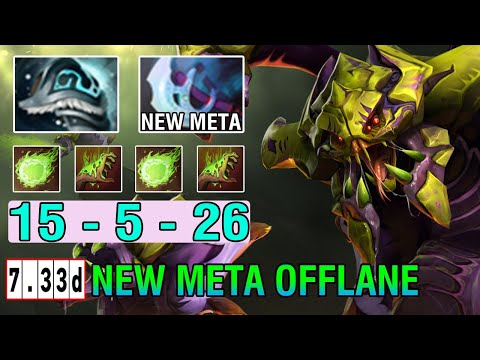 [Venomancer] Offlane New Meta Build Manta + Shiva 100% Cancer Endless Slow Dota2 7.33D