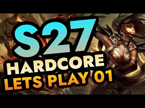 S27 HARDCORE LET'S PLAY | EP:01 WIZARD 1-70 - LIGHT'S CALLING DIABLO 3 SEASONAL GAMEPLAY COMMENTARY
