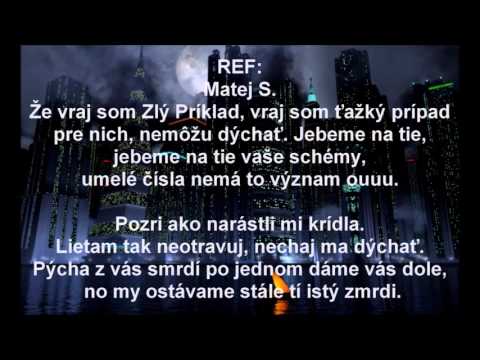 KALI ft. SEPAR, MATEJ S. - ZLÝ PRÍKLAD [ TEXT HD VIDEO ]