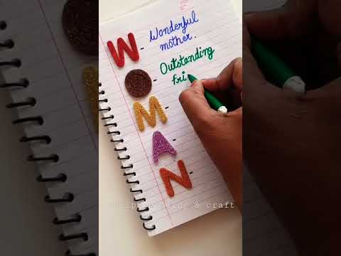 full form of woman | Happy women's day ❤ | #shorts #youtubeshorts #women #apjabdulkalam #8thmarch