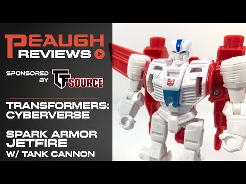 Video Review: Transformers Cyberverse - Spark Armor JETFIRE w/ Tank Cannon