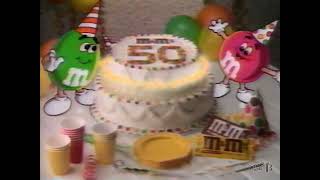 M&M's Candy 50th Anniversary Commercial 1990