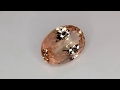 Morganite taglio ovale, 16.02 ct Video 1