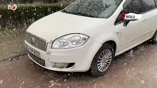 Bolu’da Ters Yönden Gelen Motosiklet 2 Otomobile Çarptı