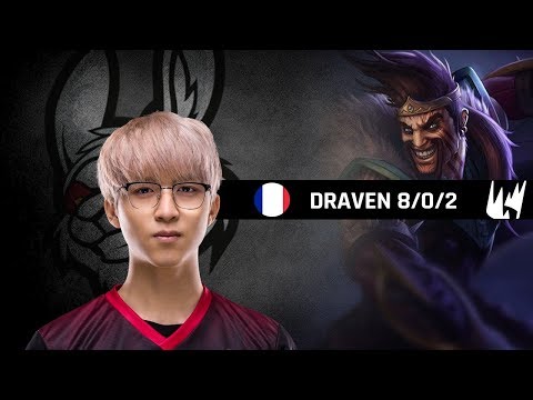 Highlights MSF Hans Sama with Draven - LEC Spring Split 2019