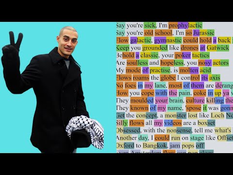 Low Key - Return of Low Key (Rhyme Scheme) Highlighted