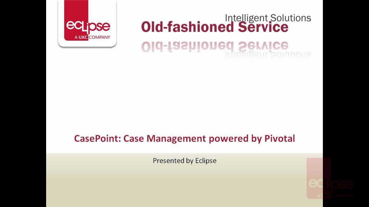 Pivotal - CasePoint - Eclipse