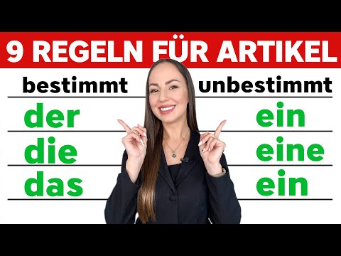 Verwechsle NIE WIEDER bestimmte und unbestimmte Artikel🚀 (9 Regeln + Übung)