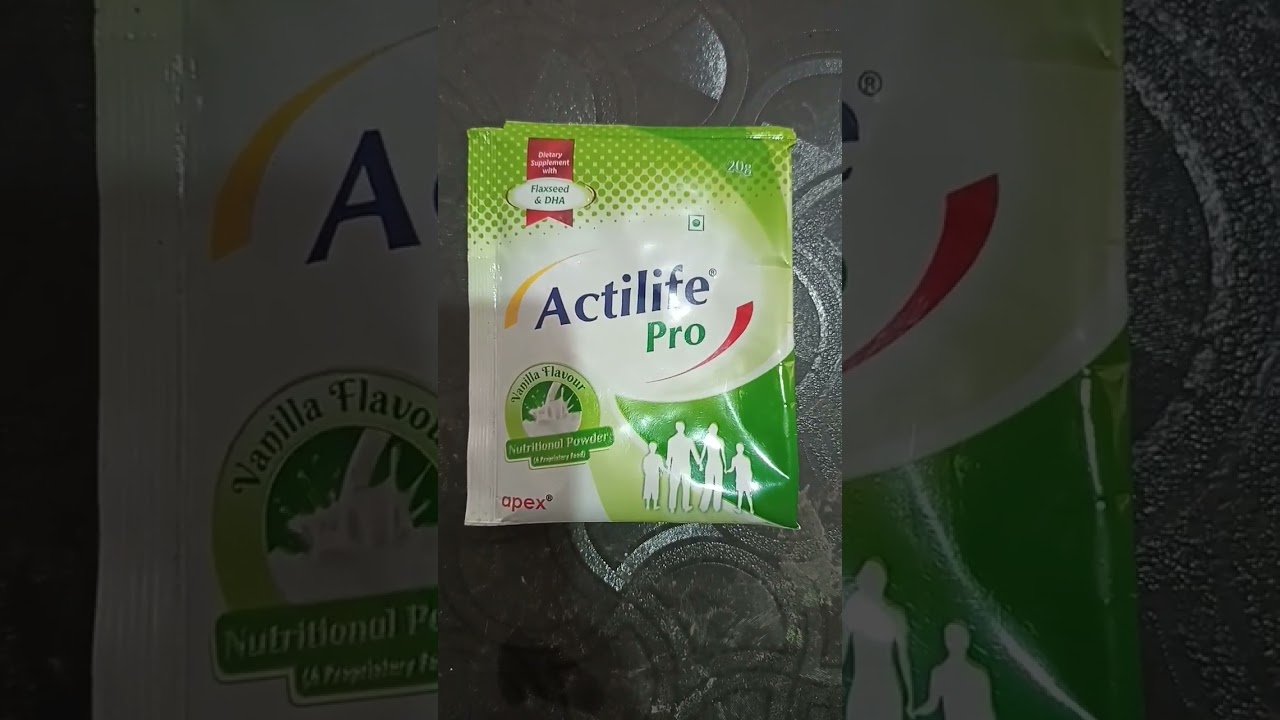 Actilife Pro #shorts dietary supplement powder.