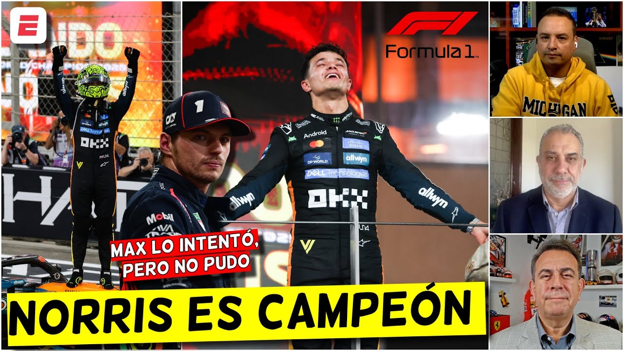 NORRIS ES CAMPEÓN DE FORMULA 1 en la ÚLTIMA CARRERA. VERSTAPPEN Y PIASTRI NO PUDIERON | Exclusivos