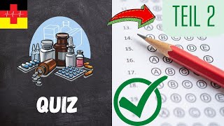Pflege - Quiz I TEIL 2 I Applikationsformen von Medikamenten I Deutsch Training