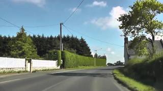 preview picture of video 'Driving On The D11 From Trégastel To Lannion, Côtes d'Armor, Brittany, France 25th May 2013'