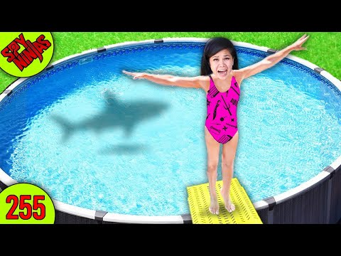 DUNK TANK into SCARY MYSTERY WATER! - Spy Ninjas #255