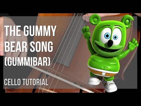 How to play The Gummy Bear Song by Gummibar on Cello (Tutorial)