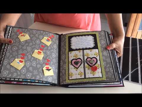 手工製作最可愛的生日剪貼簿想法｜為特別的人手工製作愛的剪貼簿｜簡單的卡片創意。 (DIY: Cutest Birthday Scrapbook ideas | Handmade love scrapbook  for someone special | Easy card Idea)