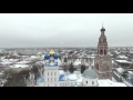 Бронницы - вид с неба (день и ночь, ноябрь 2015) 