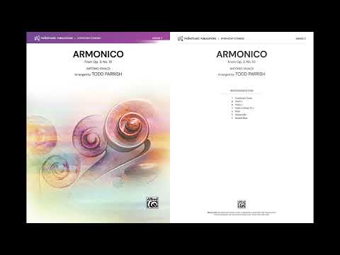 Armonico, arr. Todd Parrish – Score & Sound