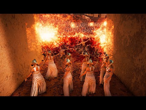 Cleopatra vs 300 000x Zombie in Egyptian city - Ultimate Epic Battle Simulator 2