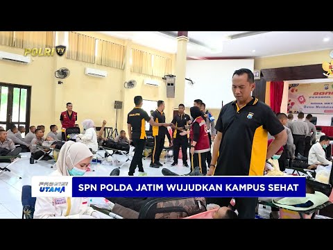 SPN POLDA JATIM KUMPULKAN 170 KANTONG DARAH UNTUK KEMANUSIAAN