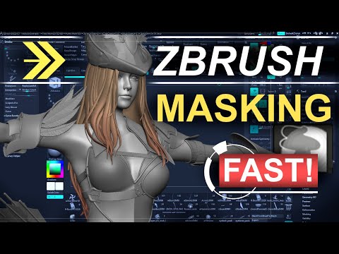 ZBrush - EVERYTHING About Masking (In 3 MINUTES!!)