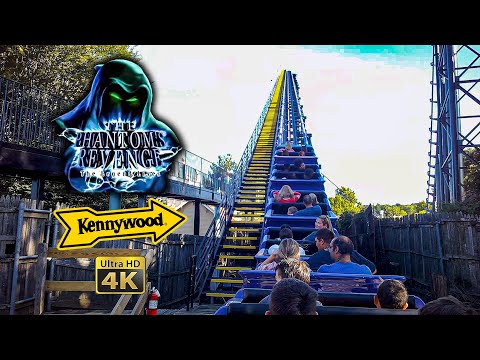 2022 Phantom's Revenge Roller Coaster Back Seat On Ride 4K POV Kennywood