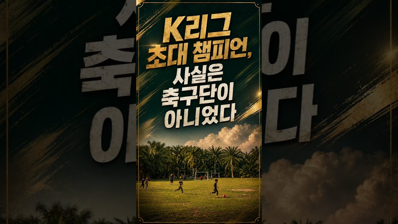 K리그 초대 챔피언, 사실은 축구단이 아니라 선교단이었다 ⛪️ #K리그 #할렐루야축구단 #축구트리비아 #스포츠