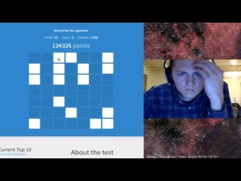 Human Benchmark - Visual Memory: #24 in World