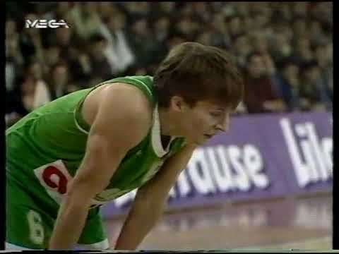 Recopa 91/92 Sf 1º Olimpija Ljubljana-Paok Salonica