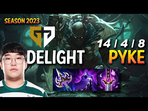 GEN Delight PYKE vs RAKAN Support - KR Ranked