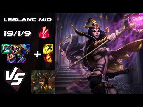 MID LeBlanc vs Cassiopeia - NA Grandmaster Patch 14.13