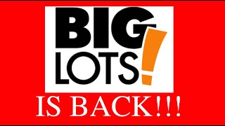 Big Lots is BACK! Springhill, Florida. MORE clothes! Big Lots walkthrough WHAT do they have