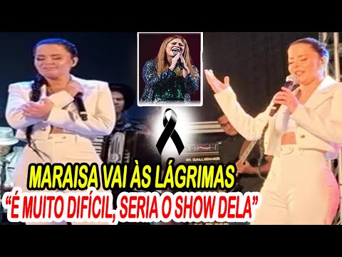 Maraisa CAI EM LÁGRIMAS Em Show Que Seria de Marília e Fãs Num Grande Coro Fez o Brasil Se Emocionar
