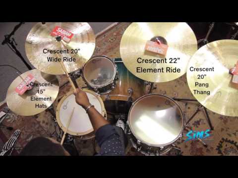 Sims Music Sabian Crescent Cymbal Demo