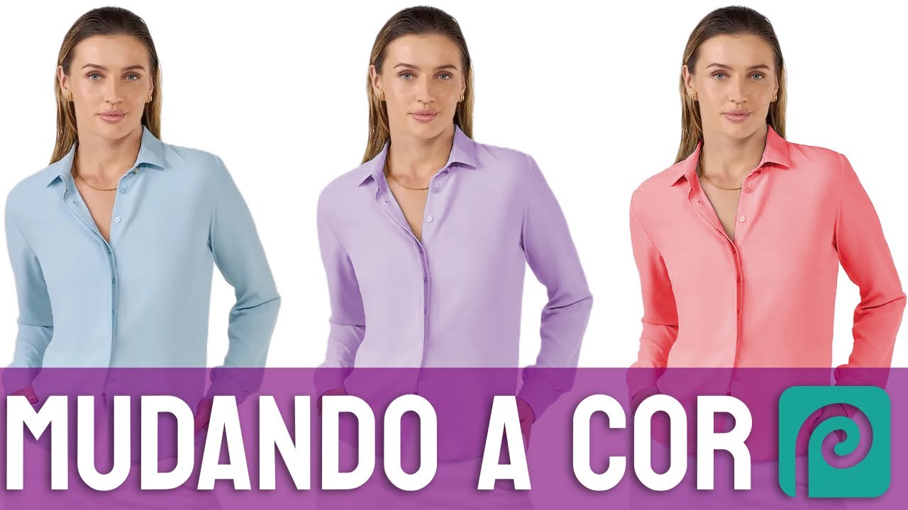 COMO MUDAR A COR DE UM OBJETO NO PHOTOPEA