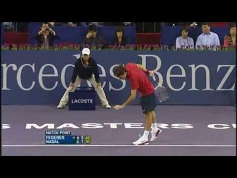 Tennis Masters Cup Shanghai 2007 Semi-Final Highlights - Federer v Nadal, Ferrer v Roddick