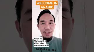 WELCOME AND HELLO IN ARABIC | OFWs Tutorial