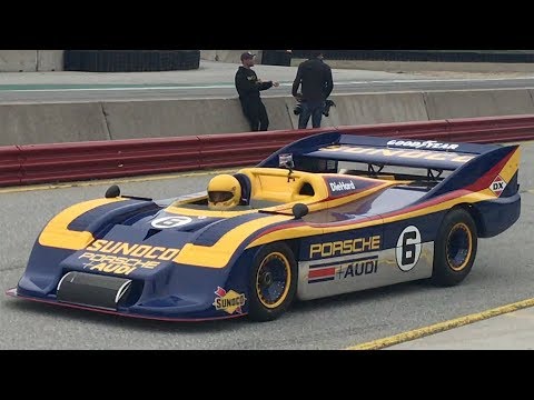 Porsche 917/30 at Laguna Seca - Two Perfectly Restored Models on the Track