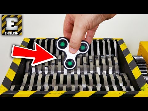 SHREDDING FIDGET SPINNER - EXPERIMENT AT HOME