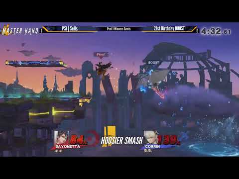MHM:4-18 [Wii U] - PSI | Sells (Bayonetta) vs 21st Birthday BOOST (Corrin) - Pool 1 Winners Semis
