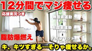 【マジ痩せる!!!】痩せすぎたらごめんなさい。12分間で全身の脂肪を燃やす!!!