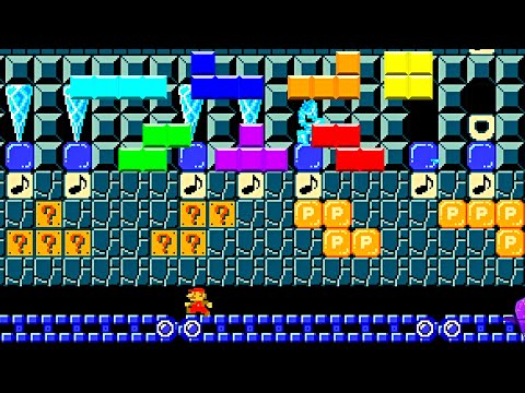 Super Mario Maker 2 🔧 Tetris Unholy Mozzarella Mix