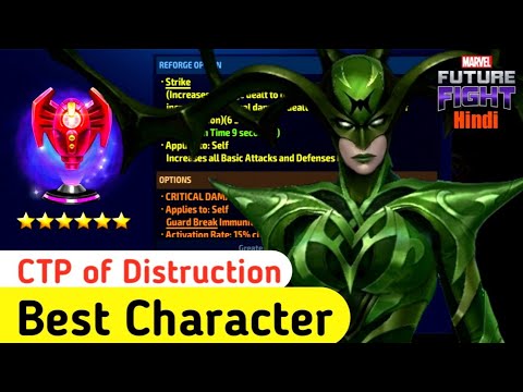 best character for ctp of distruction [Nov 2022] | marvel future fight