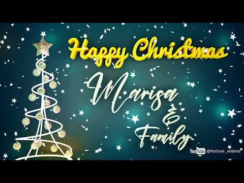 Marisa #Christmas #special #video #wish Happy Christmas song - Happy Christmas wishes to you