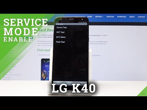 How to Open Service Mode in LG K40 - Secret Code / Hidden LG Mode