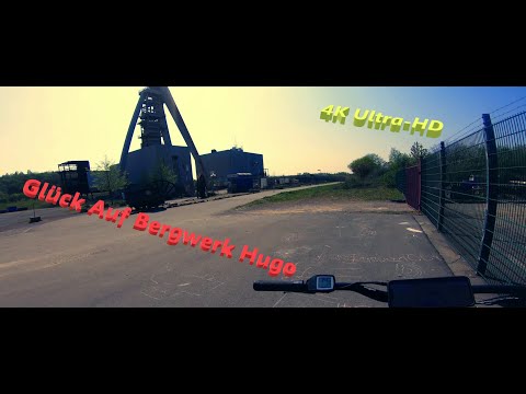4K. Glück Auf Bergwerk Hugo. Trasse: Essen-Gelsenkirchen.