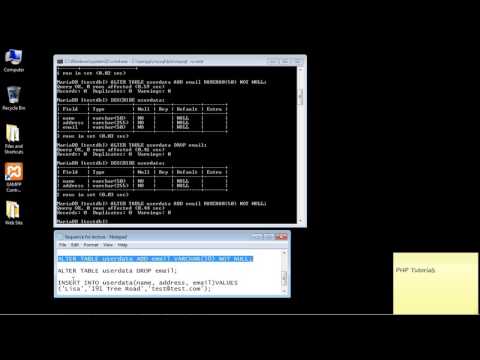 PHP Tutorial for Beginners Adding and removing columns