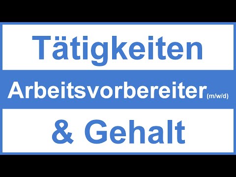 Was macht und verdient ein Arbeitsvorbereiter / Fertigungssteuerer (m/w/d)?
