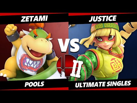 Back in Blood 2 - Zetami (Bowser Jr.) Vs. Justice (Min Min) SSBU Ultimate Tournament